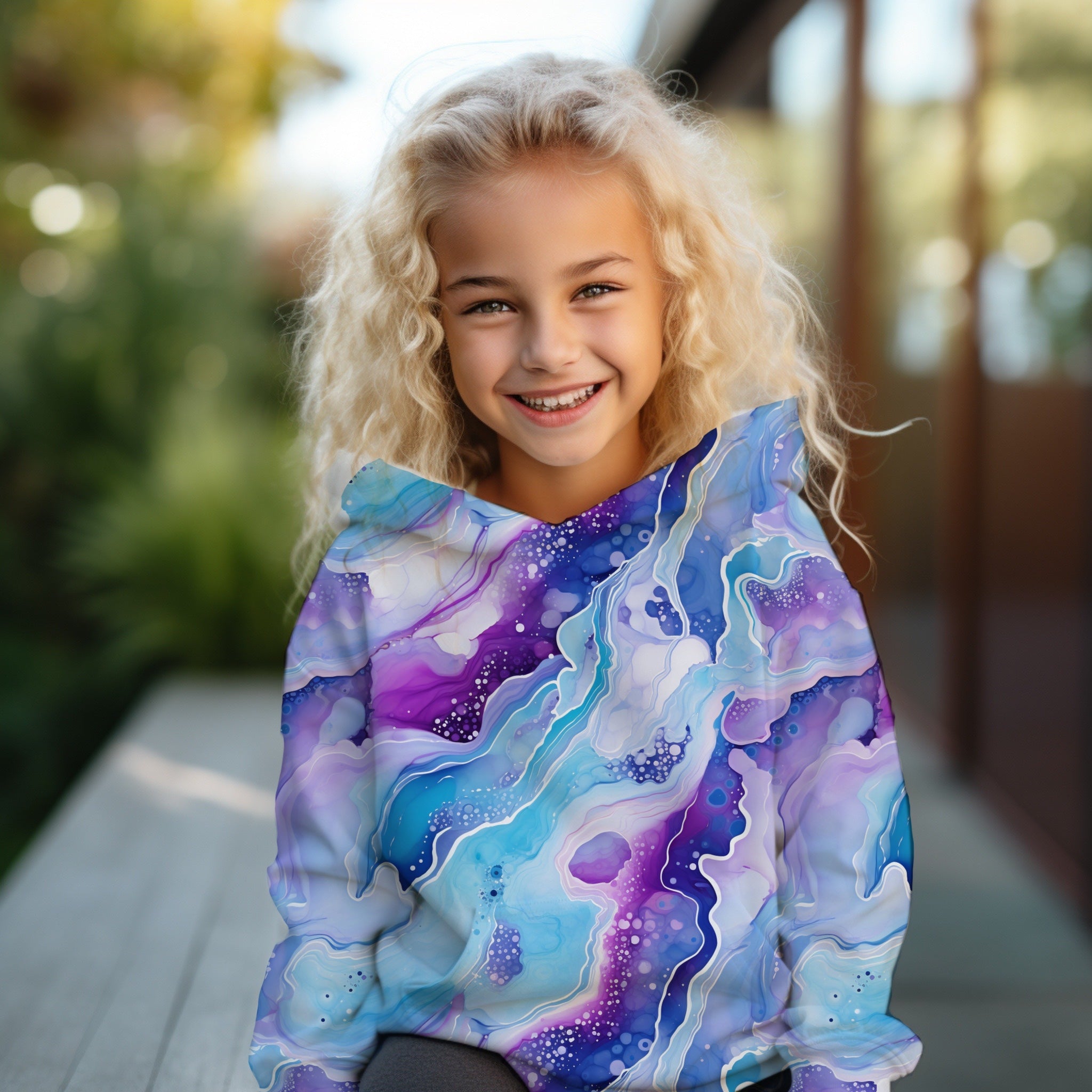 Lila blau Alkohol Design Dauervorbestellung